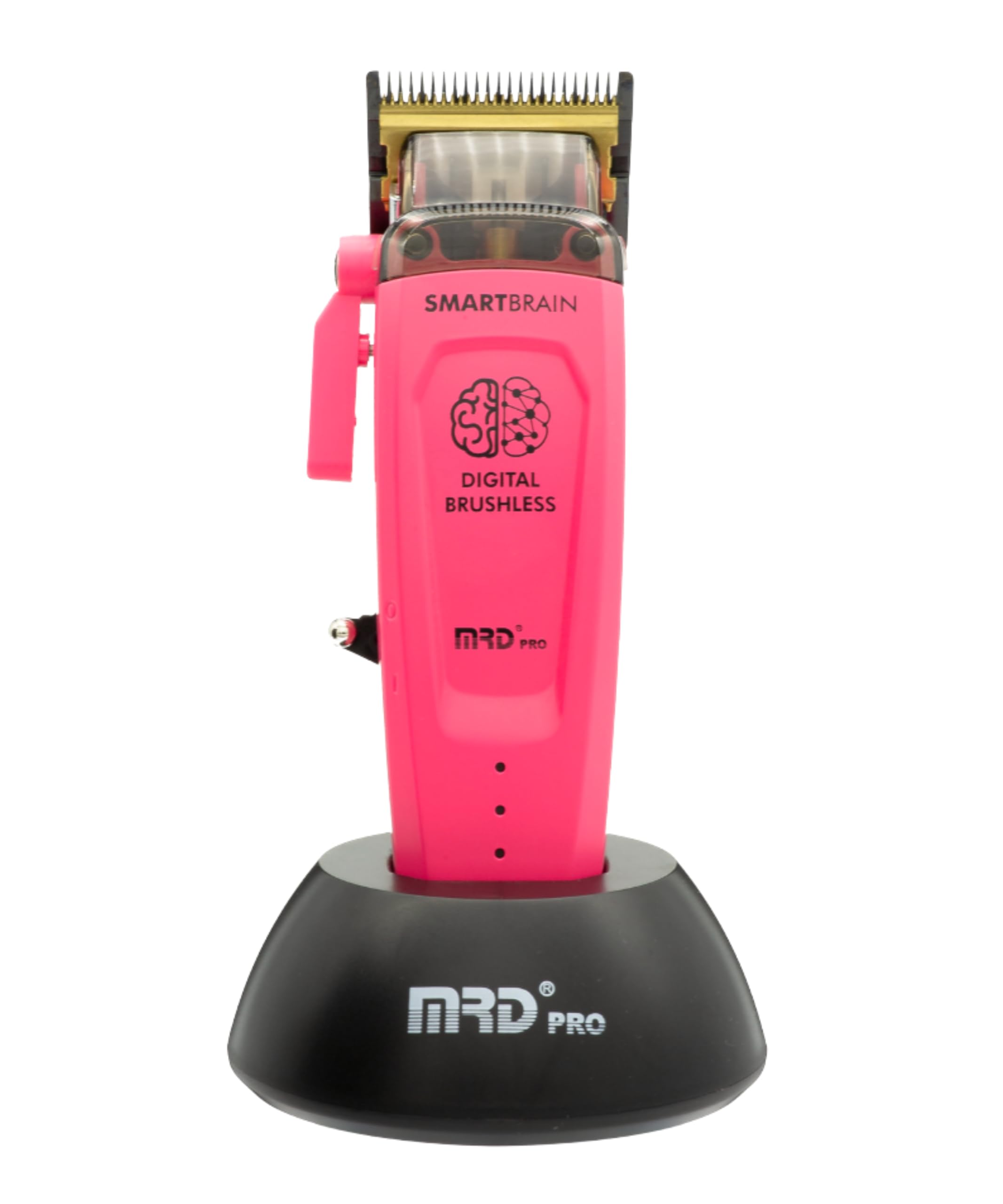 MRD Clipper PRO Smartbrain - Affettatrice professionale da uomo con motore Brushless, lama DLC Faper e corpo metallico, tagliacapelli MRD pro ricaricabile USB-C