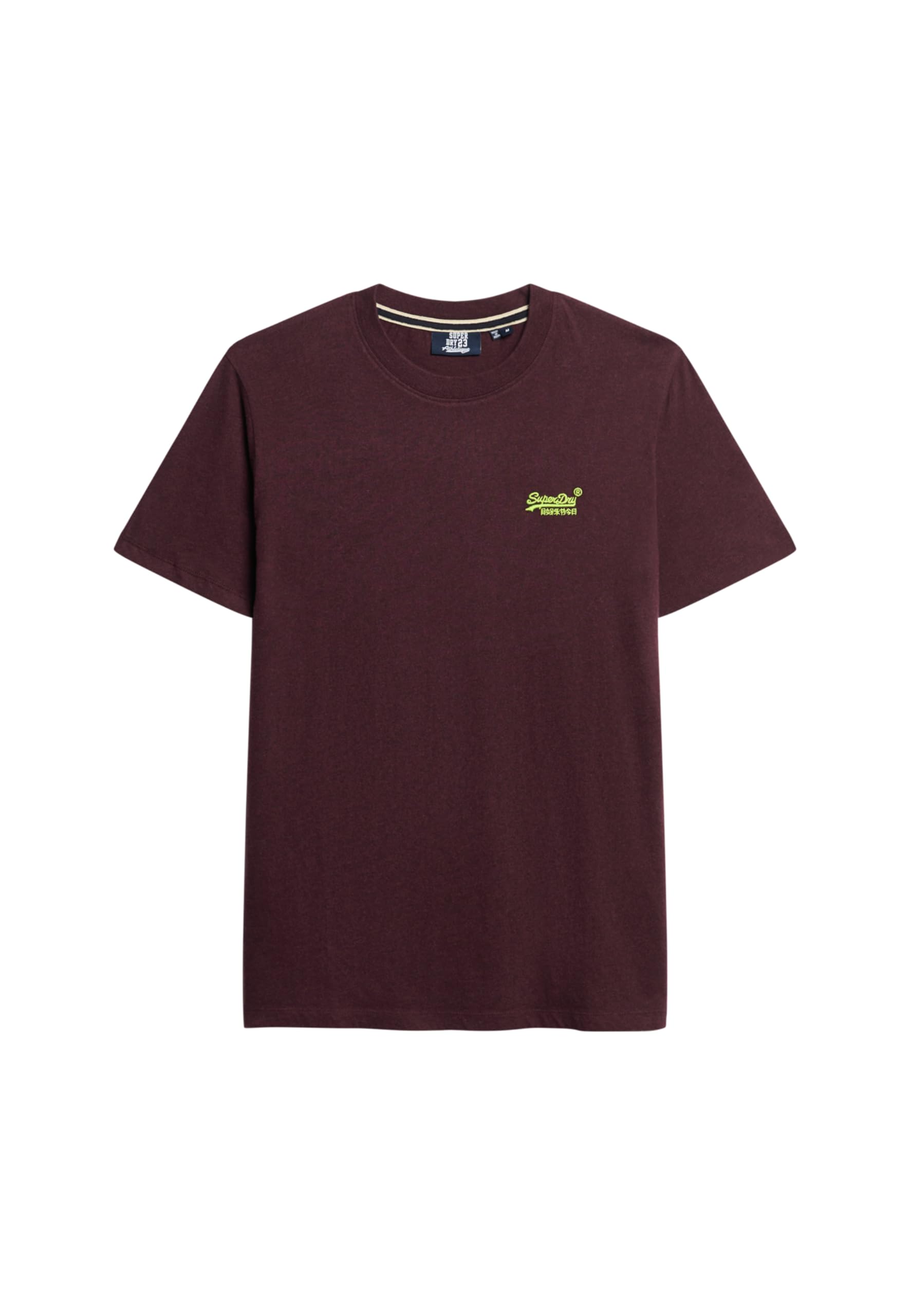 Superdry Men's Violet Organic Cotton T-Shirt Essential Logo