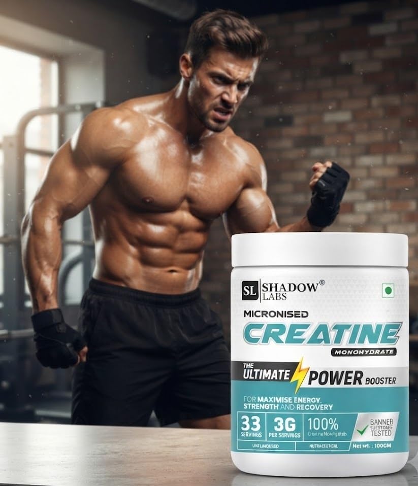 Image of Shadowlabs Creatine Monohydrate Powder 100g