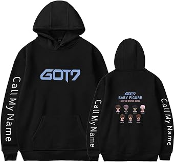 Xkpopfans GOT7 Hoodie Album Call My Name Support Sweatshirt Jackson Mark BamBam Pullover
