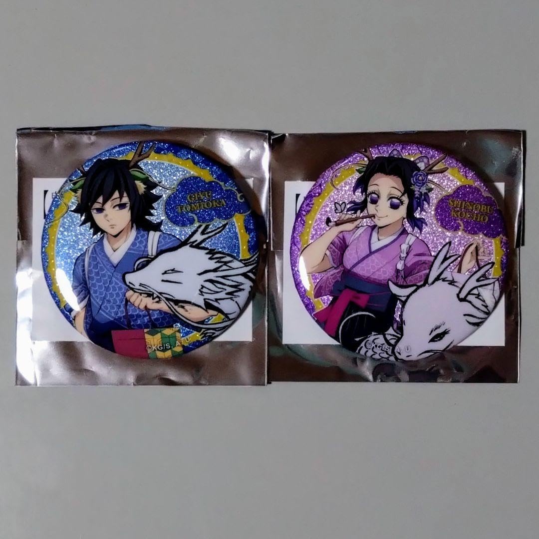 鬼滅の刃 アニメ伍周年記念祭 後夜祭 辰年 ランダム缶バッジ 胡蝶しのぶ 鬼滅の刃 胡蝶しのぶ 辰年 ランダムフォトカード 伍周年記念祭