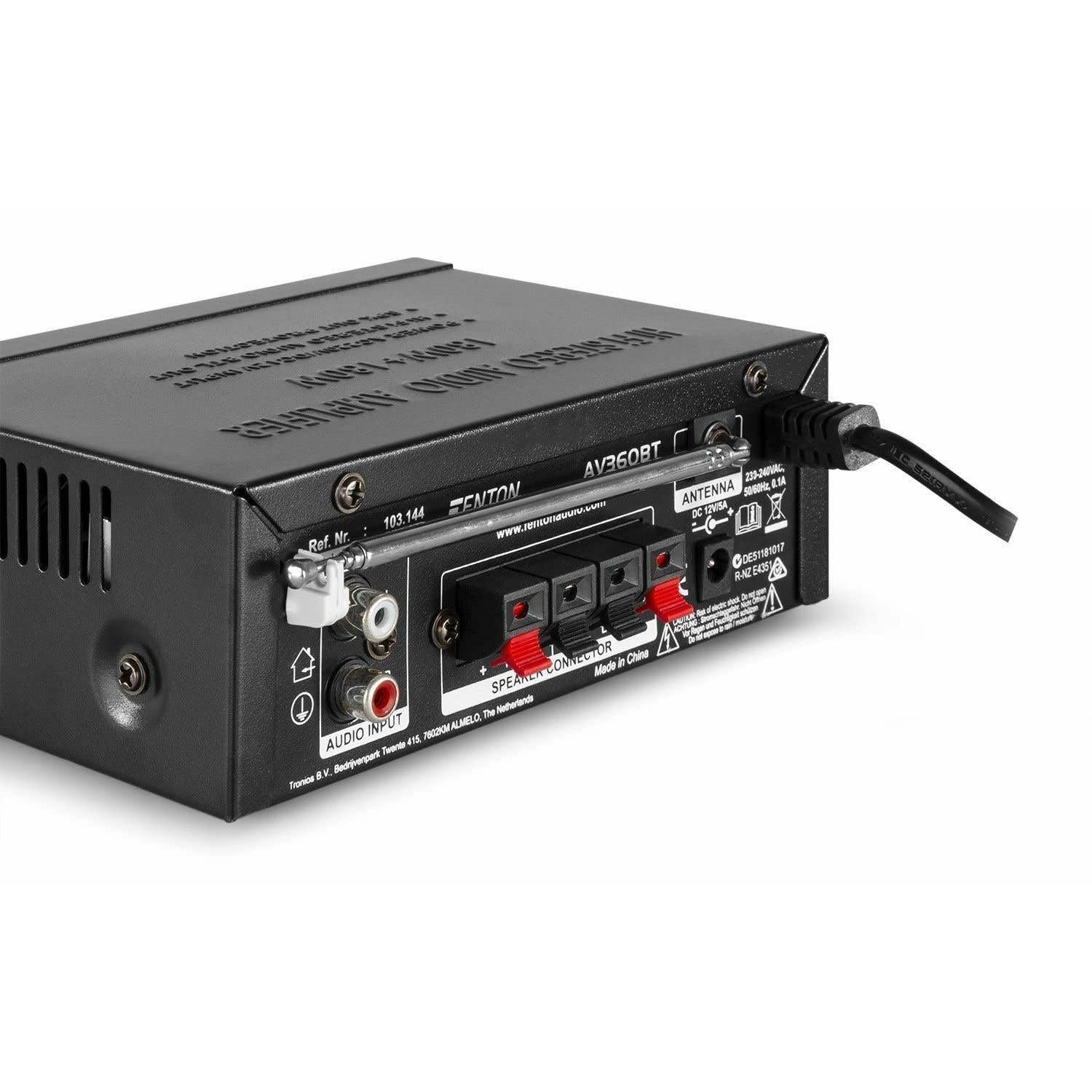 Mini Amplificatore 2x40W con BT/SD/USB / MP3
