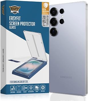 BUFF Galaxy S26 Serisi ile Uyumlu EasyFit Glass Kolay Uygulama Aparatl  Ekran Koruyucu Temperli Cam Galaxy S26