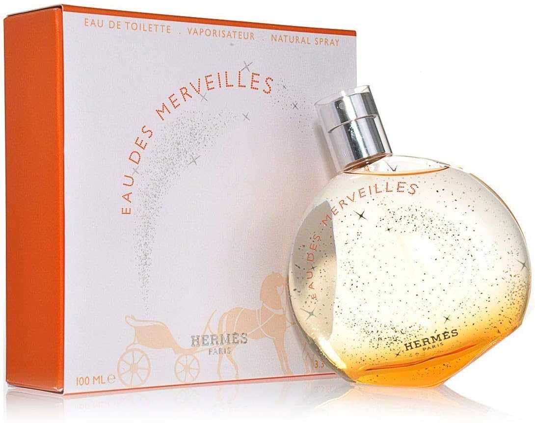 Hermes Eau Des Merveilles For Women. Eau De Toilette Spray 3.3 Oz.