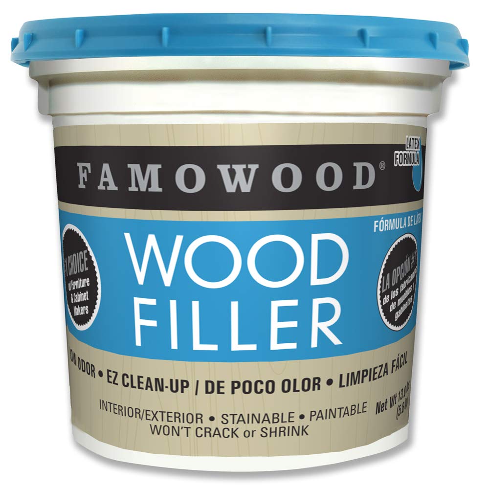 (Golden Oak) Famowood Latex Wood Filler Large 5.8Kg Tub 076818021520