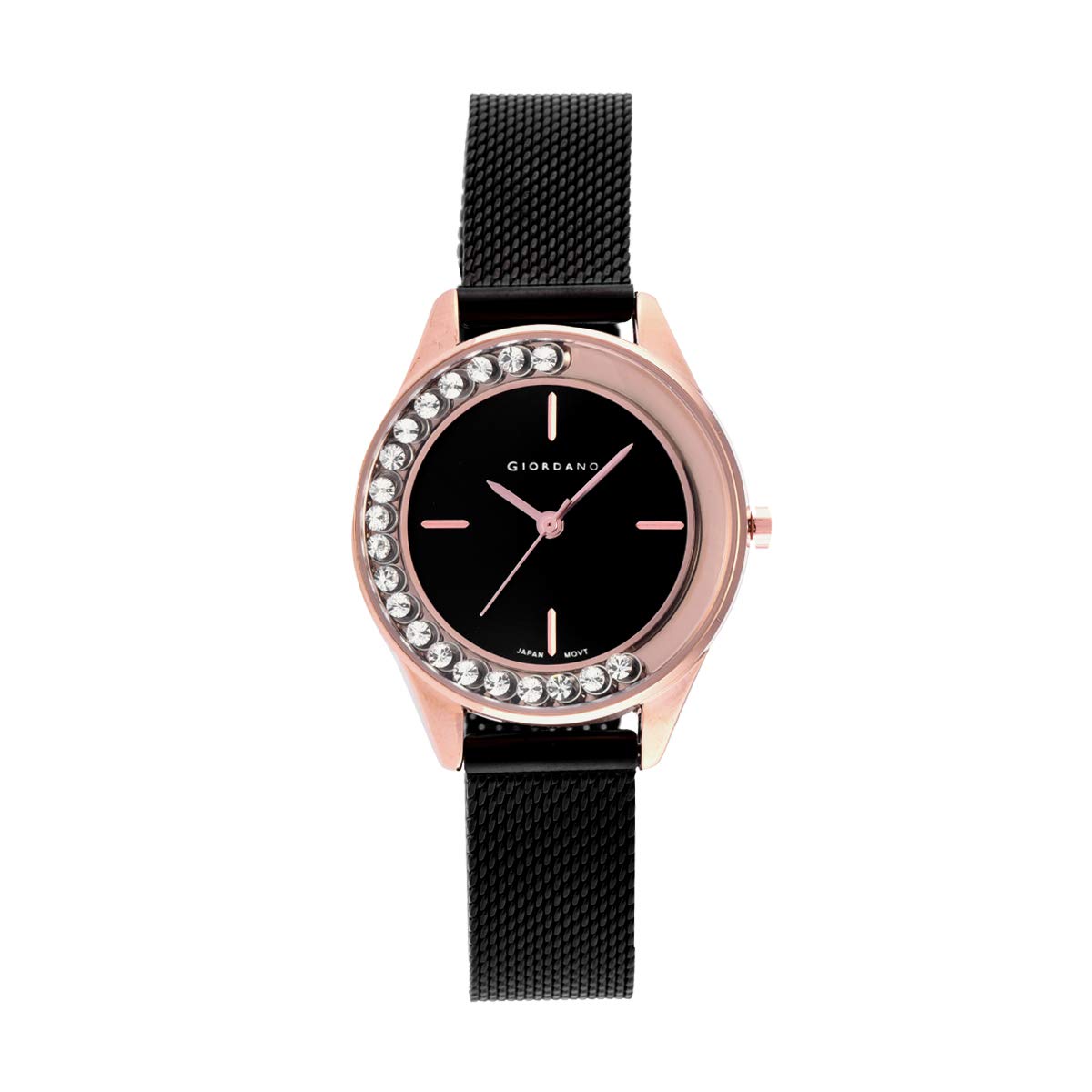 Giordano Analog Black Dial Womens Watch-R4003-11B (B07P9FZ4X4) Amazon Price History, Amazon Price Tracker