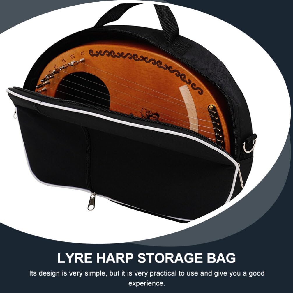SUPVOX Sac De Rangement Pour Harpe Lyre Léger Et Pliable 16.14X11.42X2.36In Housse De Transport Pratique Pour Instrument De Musique Pour Concerts Et Voyages