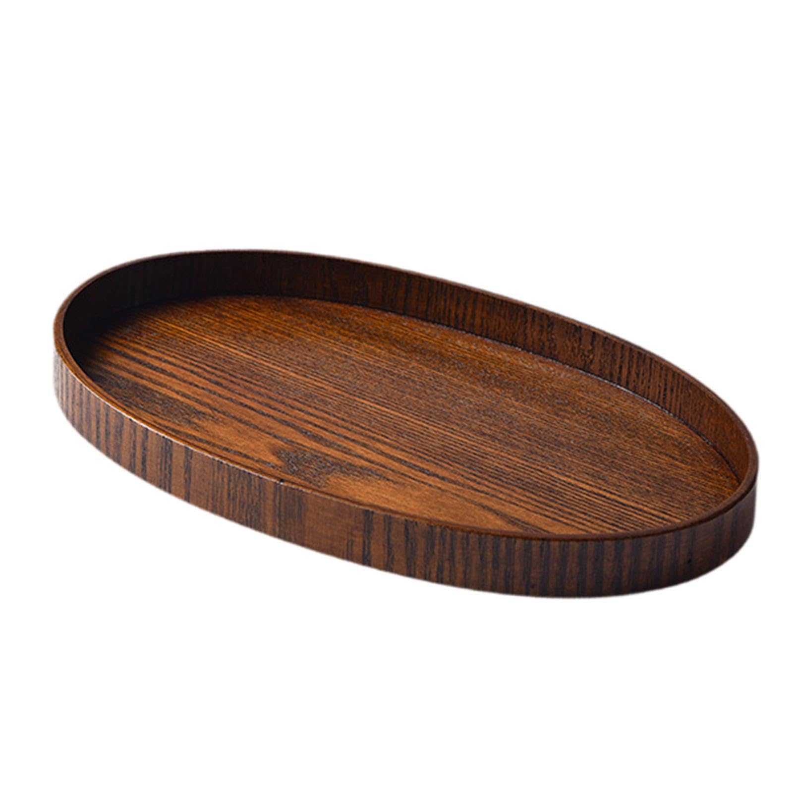 POXZSFX Functional Wooden Serving Tray Easy To Clean Displaying Fruits Snacks Or Serving Meals And Can Be Used For Long Time. Wooden Salad Bowl Easy To Clean