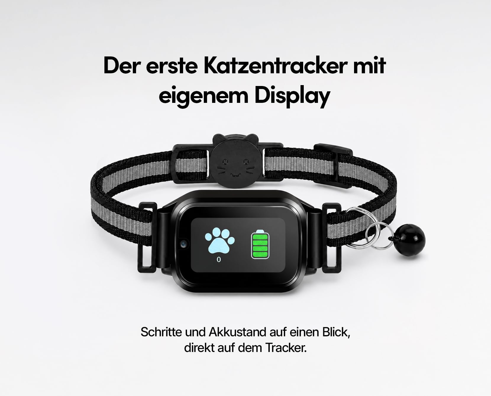 Spotter CatX - Localizzatore GPS per gatti con display, senza ABO