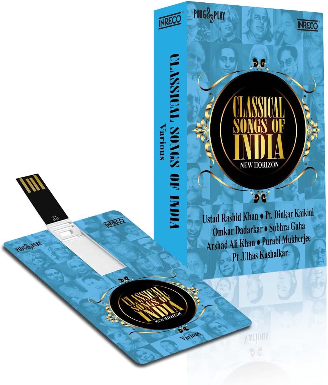 MUSIC CARD - CLASSICAL SONGS OF INDIA - New Horizon - 320 kbps ( 4 GB )