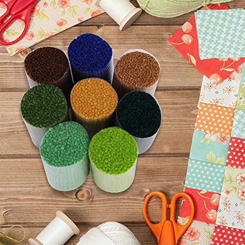 Image of 30 Rolls Latch Hook Yarn Pre-Cut Rug Yarn Colorful Latch Hook Projects Threads for Pillowcases Blankets Tapestry Mixed Colors