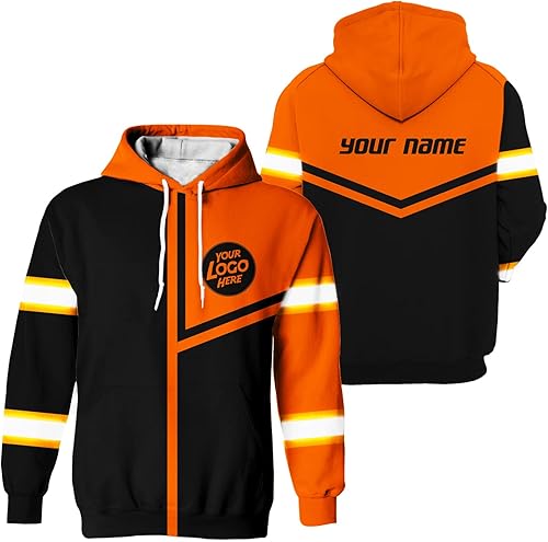 HiVis Custom Empresa, Equipo Uniforme Camisa de Alta Visibilidad para Hombres Camisa de Seguridad Logotipo Personalizado Nombre con Cintas