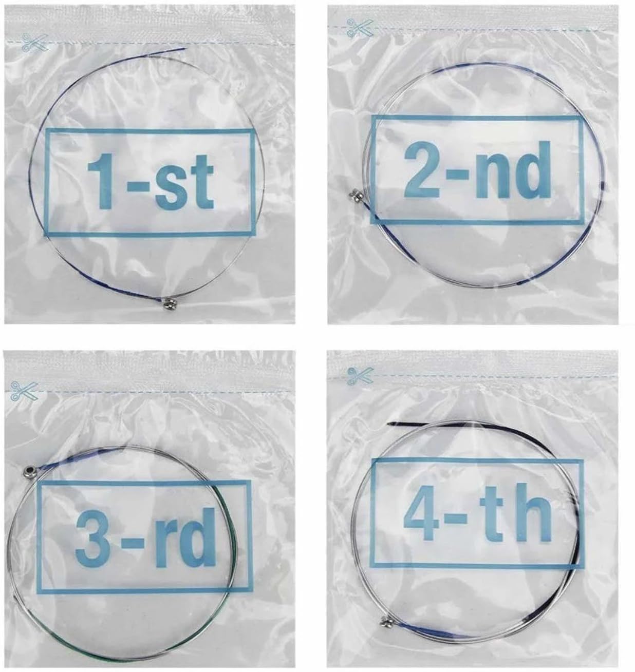 Cola Music Violin Strings 4/4 Full Size Set | Durable Steel Core Strings for Violin | Clear Tone Replacement Strings for Students & Professionals-picture-11