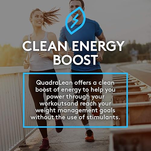 Miniatura 7 de RSP Nutrition QuadraLean - Control de peso sin estimulantes refuerzo del metabolismo apoyo de energía y apetito - CLA L-carnitina extracto de té