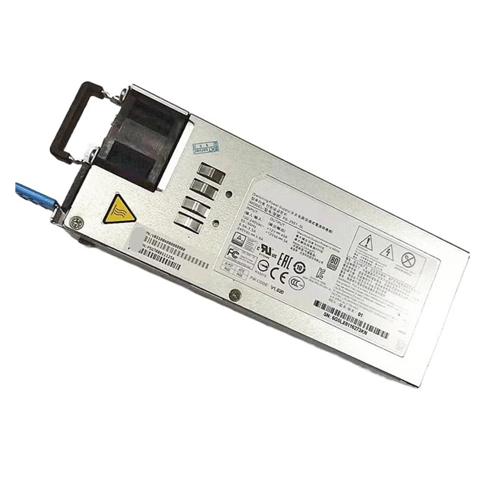 TPKMVGAP 550W PS-2551-5L SA5212M4 NF5270 NF5280M5 Server Power Supply