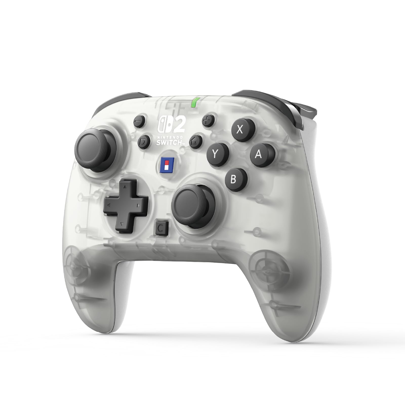 HORI Manette HORIPAD Turbo sans fil pour Nintendo Switch 2 (Blanc glacé) – Sous licences officielles Nintendo