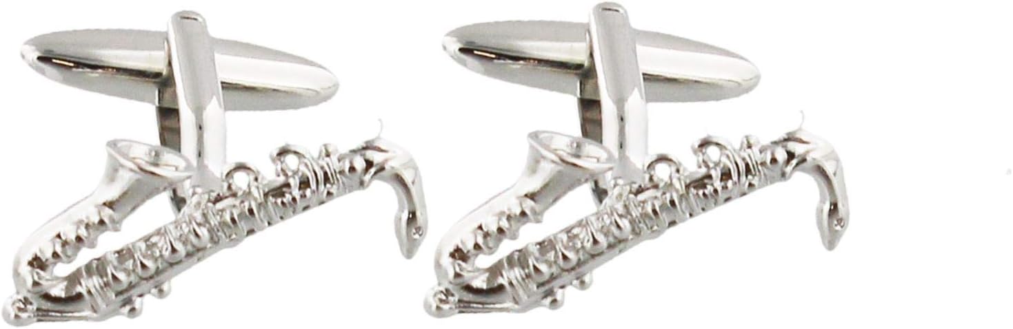 Saxophone Cufflinks Gift For Musician or Music Lover Boxed