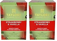 Vista 5 de Taylors of Harrogate té verde hibisco blanco y melocotón, 20 bolsas de té (paquete de 3)