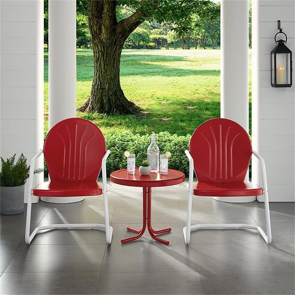 Snapklik.com : Crosley Furniture Griffith 3-Piece Outdoor Chair And ...