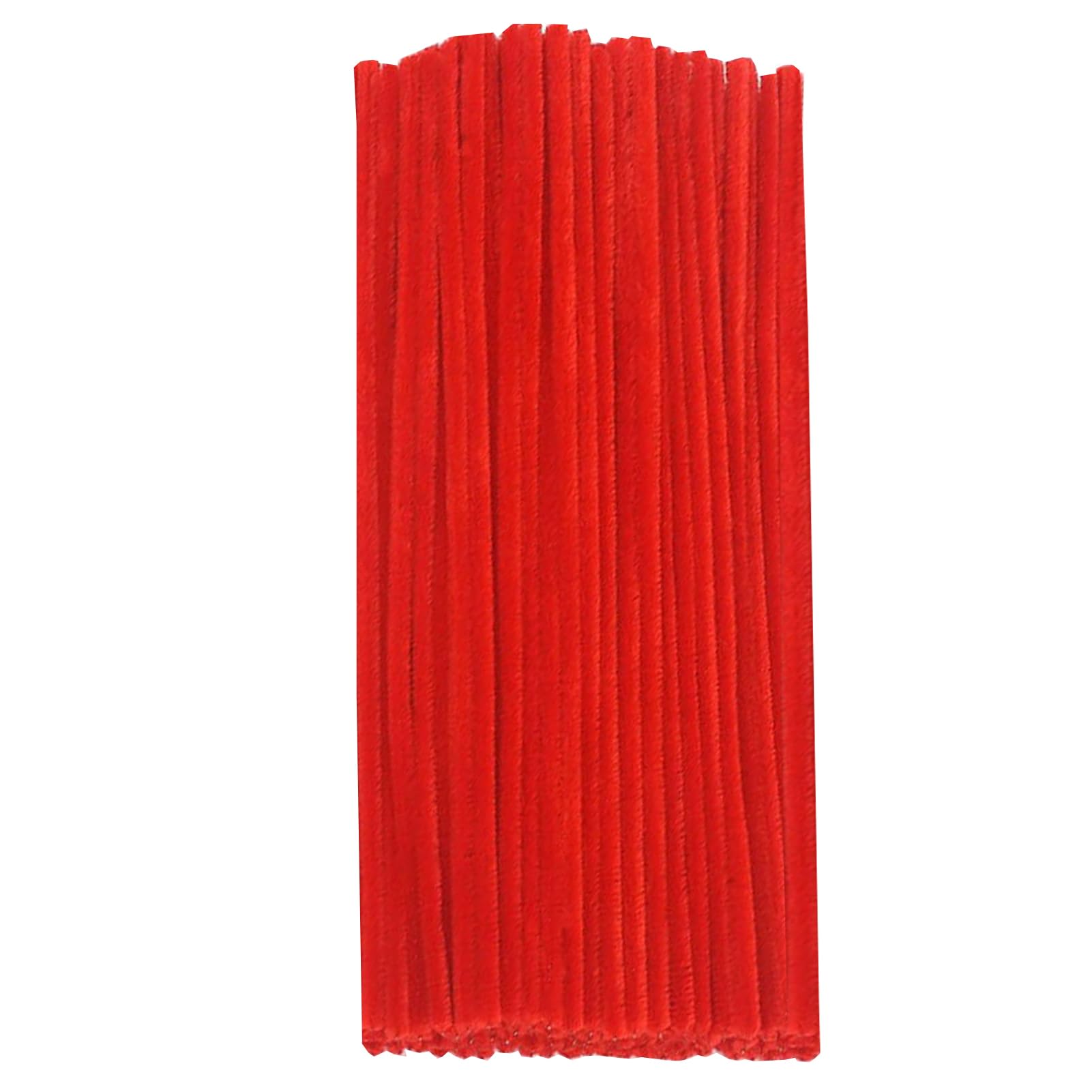 YIKUBO 100 Piece Pipe Cleaners Red for Craft, 30cm Long Flexible pipecleaners for Christmas Tree craft flowers Art DIY Decorations