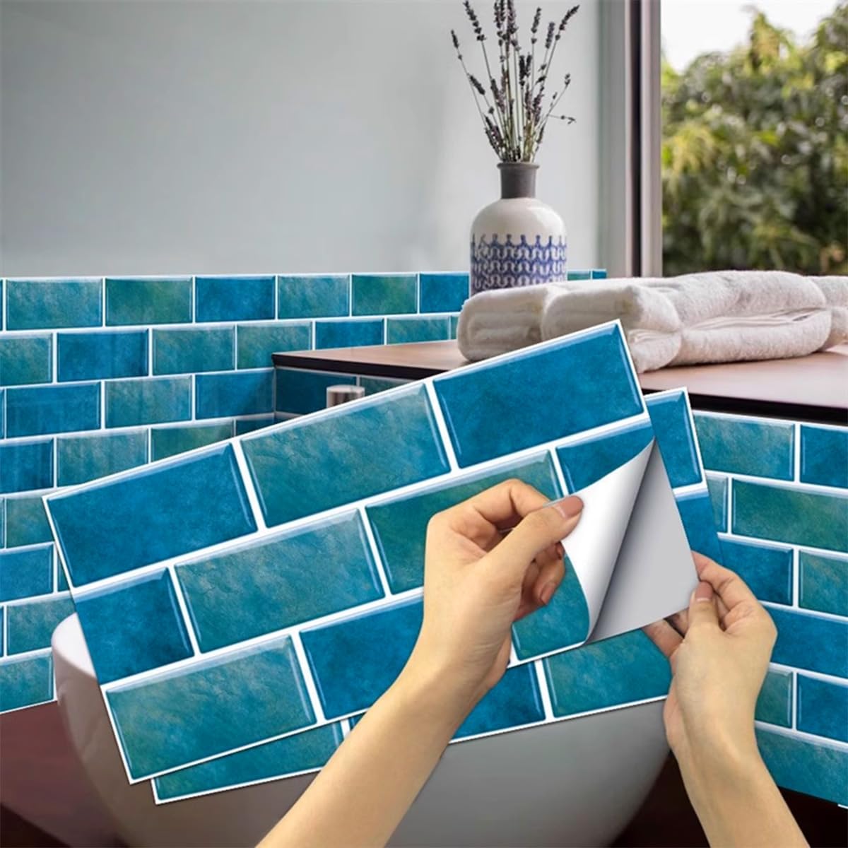 Bathroom Wall Tiles Self Adhesive Waterproof - Waterproof Self Adhesive Removable