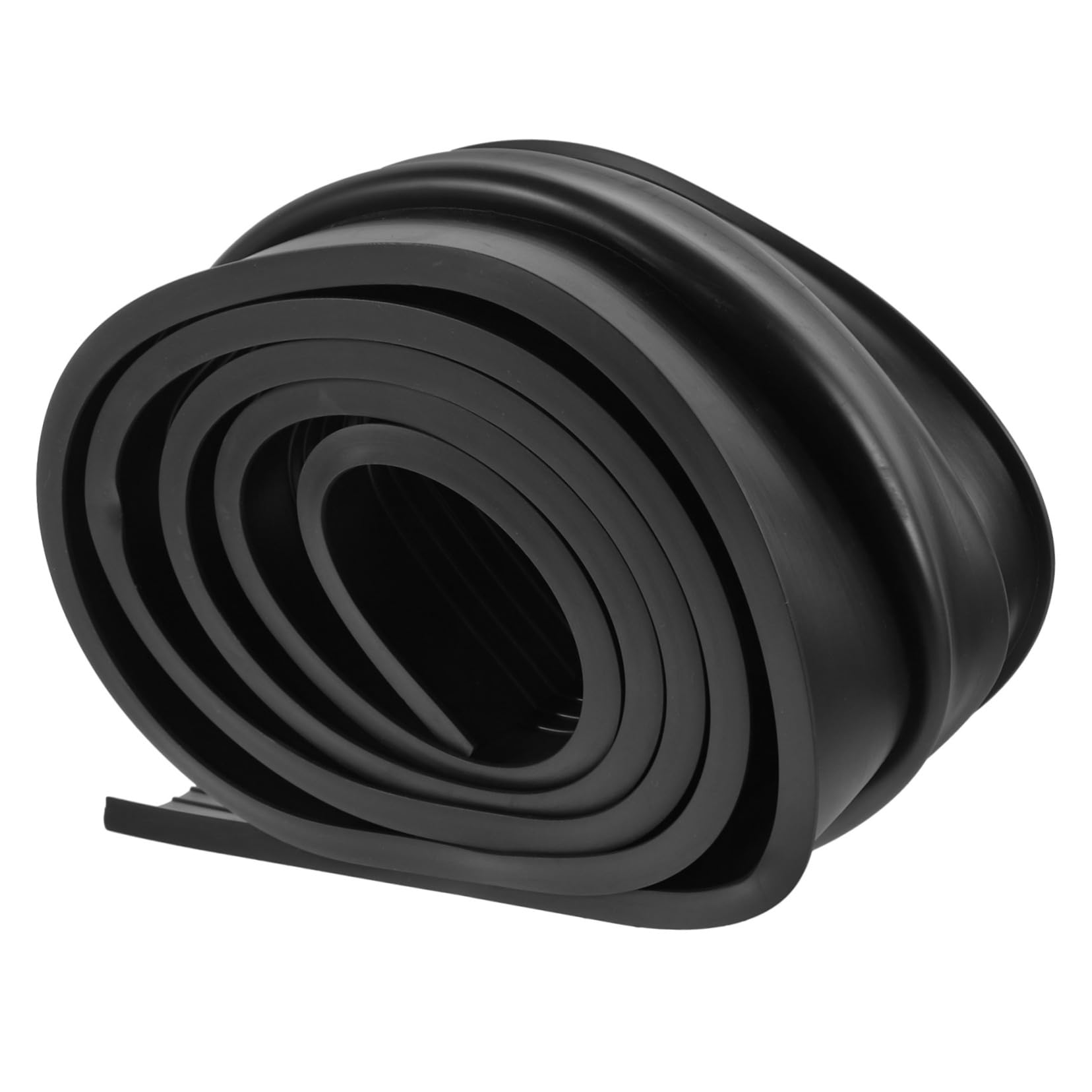 Zerodeko 2 Pezzi Guarnizione per Porta Garage Gomma da Striscia Isolamento per Porte e Finestre Antivento e Anticollisione Facile da Installare Adatta Porte