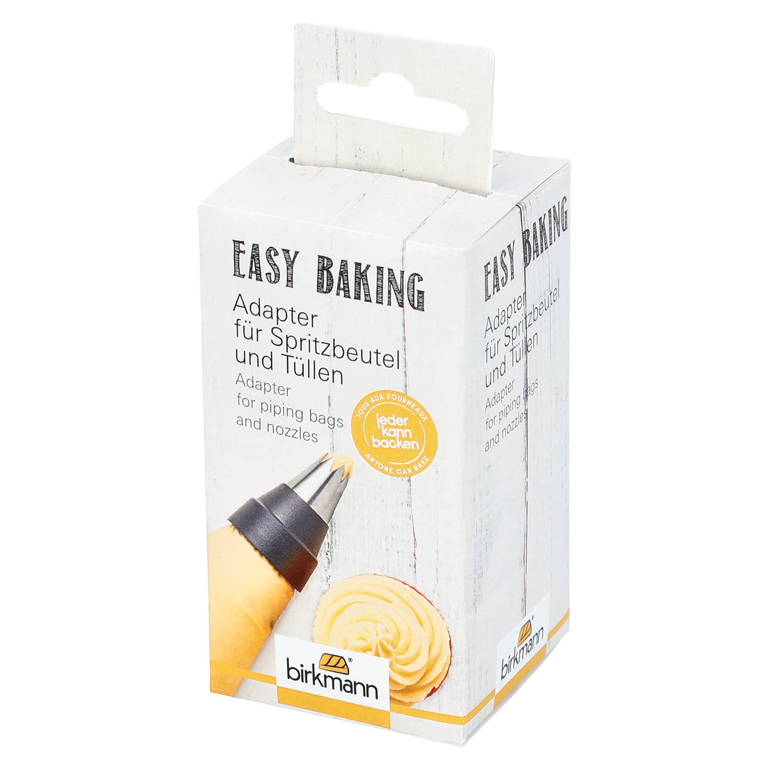 Rbv Birkmann Gris Birkmann - Adaptador Para Manga Pastelera Y Boquillas Easy Baking, Plástico Apto Para Alimentos, Color