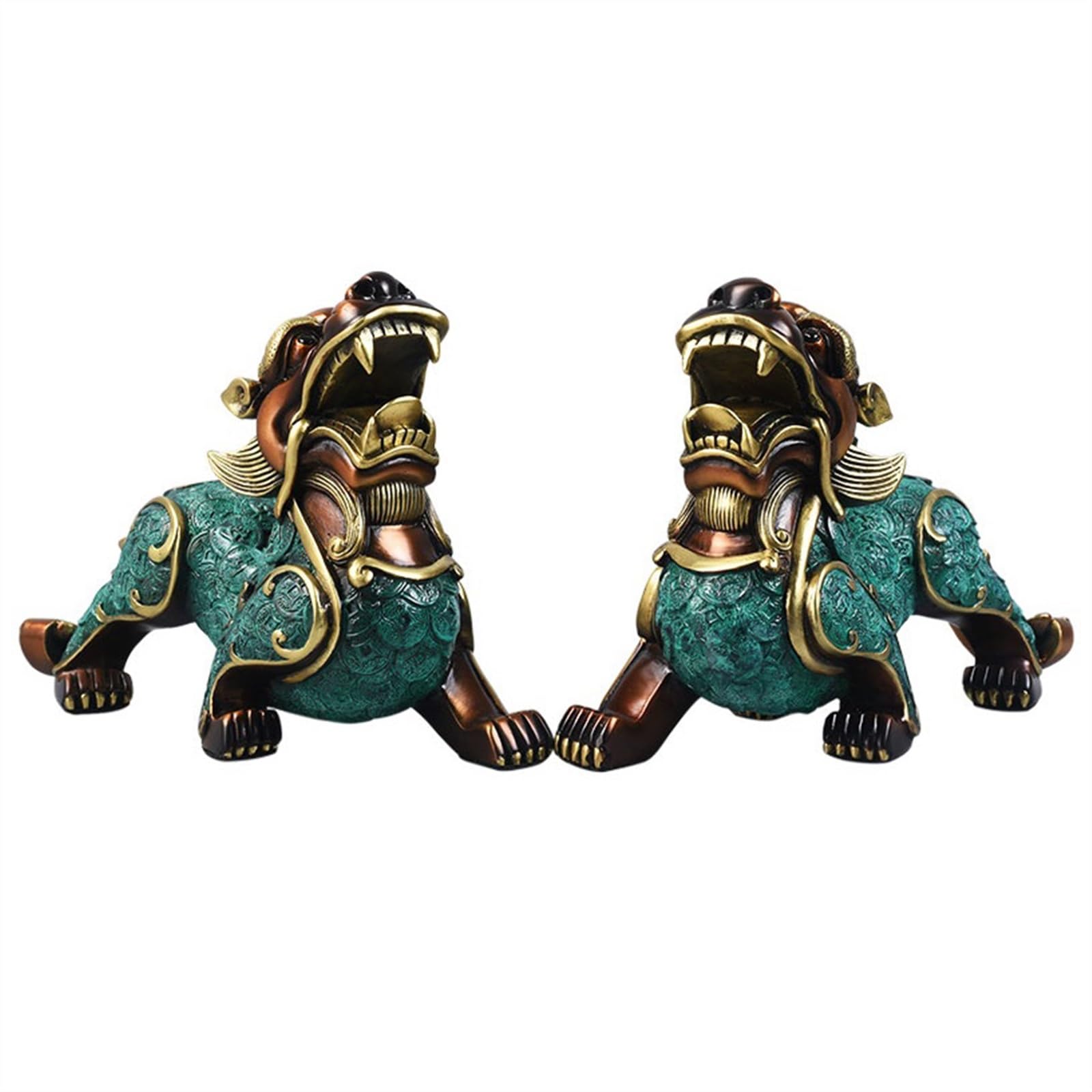 Figuras De Gallo Y Gallina De Latón – Decoración Feng Shui, Símbolo De Prosperidad Y Familia