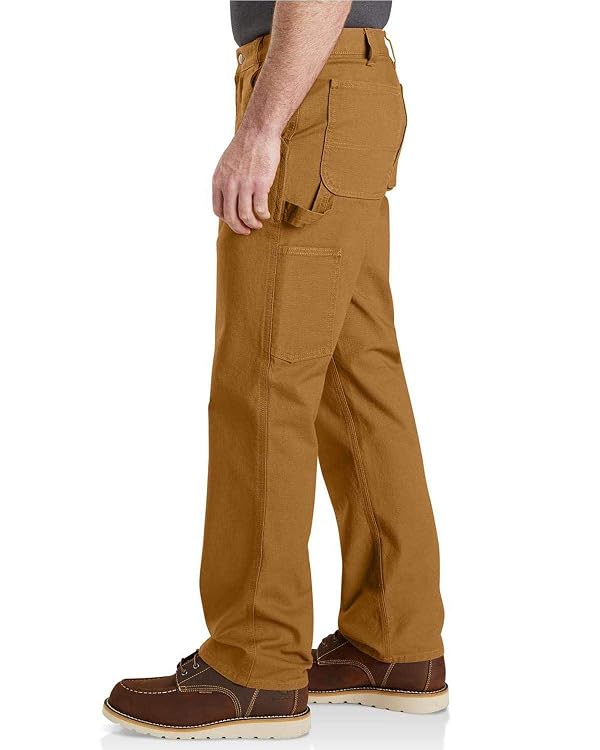 Carhartt Men's Relaxed Straight Rugged Flex Duck Dungaree, Carhartt Brown, W54 x L32 by Carhartt - Image 3