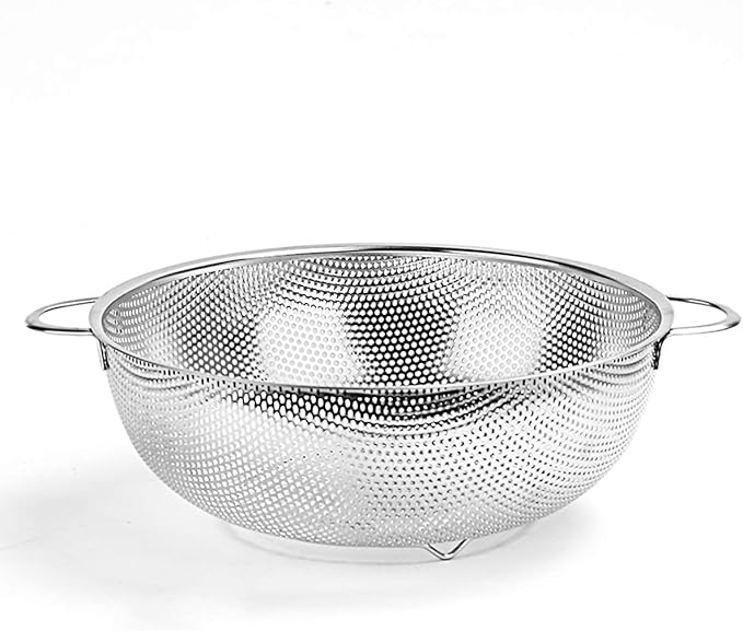 HaWare Colander Stainless Steel, 5Quart Large Colanders with Handle
