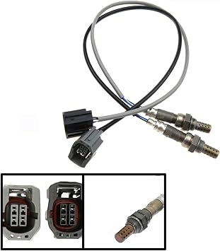 Z601-18-861 Z602-18-861 Front+Rear Lambda Oxygen Sensor,Compatible for Mazda 3 BK 1.4L 1.6L Z60118861 Z60218861 Z601-18-861A Z601-18-861B