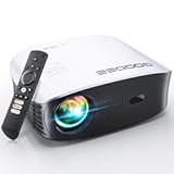 Smart 4K Projector with 5G WIFI and Bluetooth&comma; Netflix&sol;Amazn Prime Video Certified&comma; Dolby Audio&comma; Outdoor Projector&comma; 400" Zoom Home Theater Projector Compatible with TV Stick&comma;iOS&comma;Android