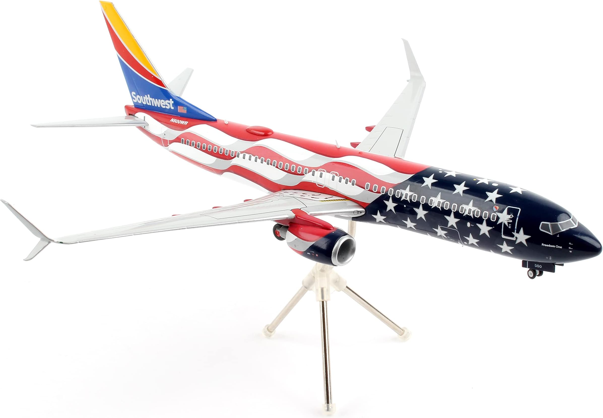 GeminiJets G2SWA1042 Southwest Airlines Boeing 737-800 Freedom One N500WR; Scale 1:200