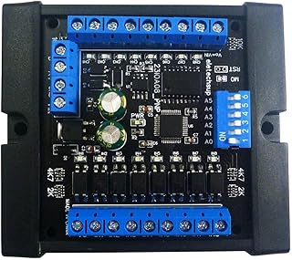Eletechsup 8CH RS485 PNP Input Output Port Remote Control Switch PLC IO Expansion Board DIN35 Modbus RTU Module DC 12V 24V (1 x 8CH PNP with Box)