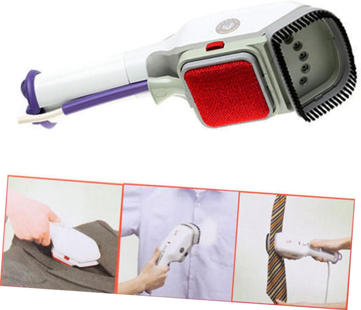 Portable Handheld Garment Steamer for Clothes High-power Sterilization and Wrinkle Removal Lightweight and Compact Design for Home Travel Business Trips and Dormitory Use with US