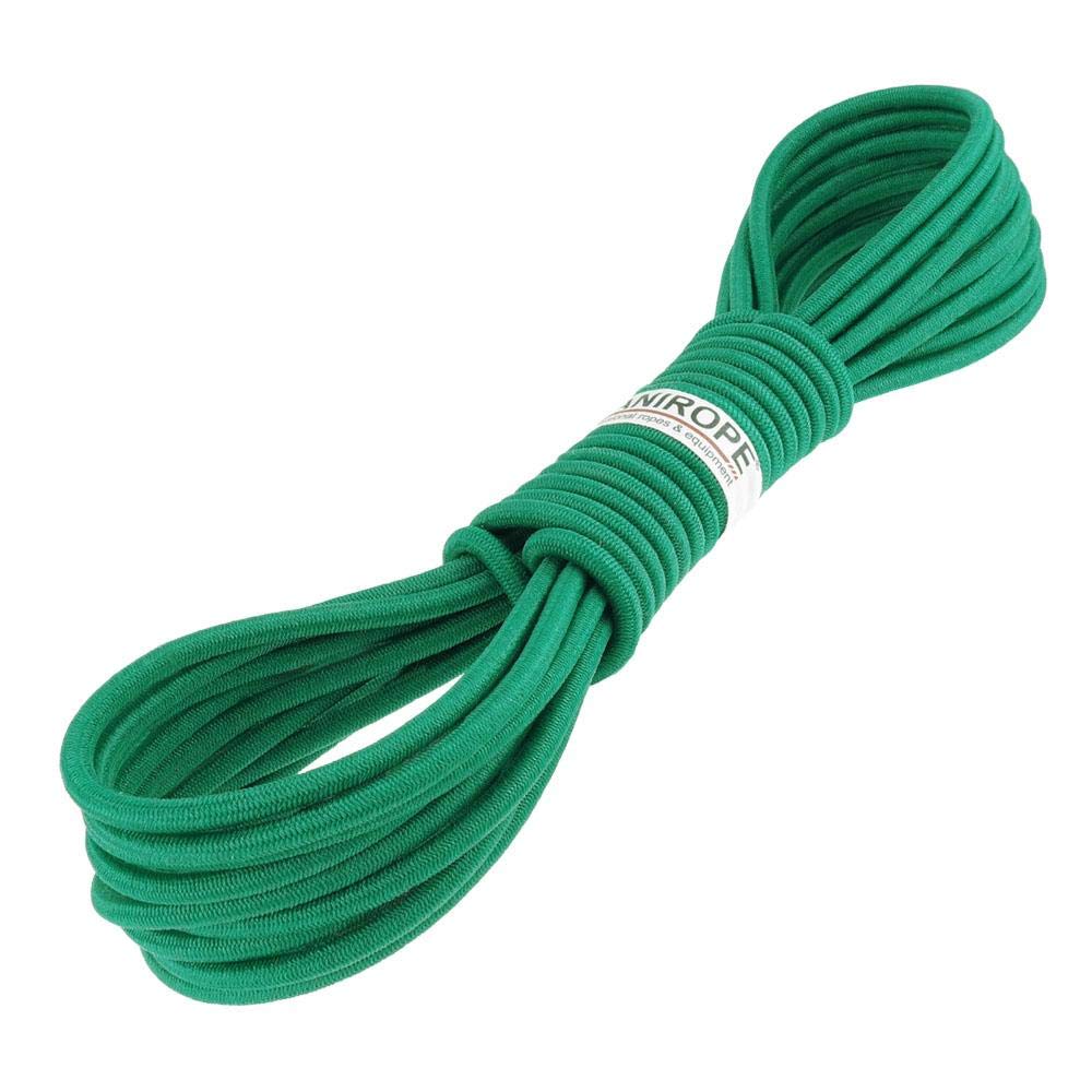 Kanirope® Linka gumowa MONOSPAN PE 8 mm 20 m zielona linka napinająca napinacz linka napinająca plandeka