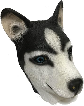 Amazon ハスキー犬 マスク 犬のマスク アニマルマスク 戌年 シベリアン ハスキー 新年会 コスプレ 仮装 通販
