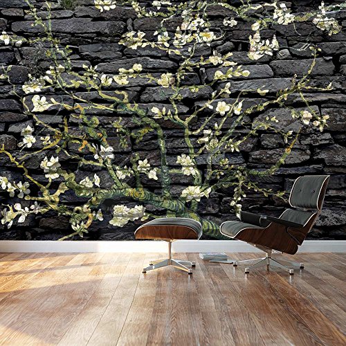 wall26 -"Almond Blossom by Vincent Van Gogh - Floral Painting