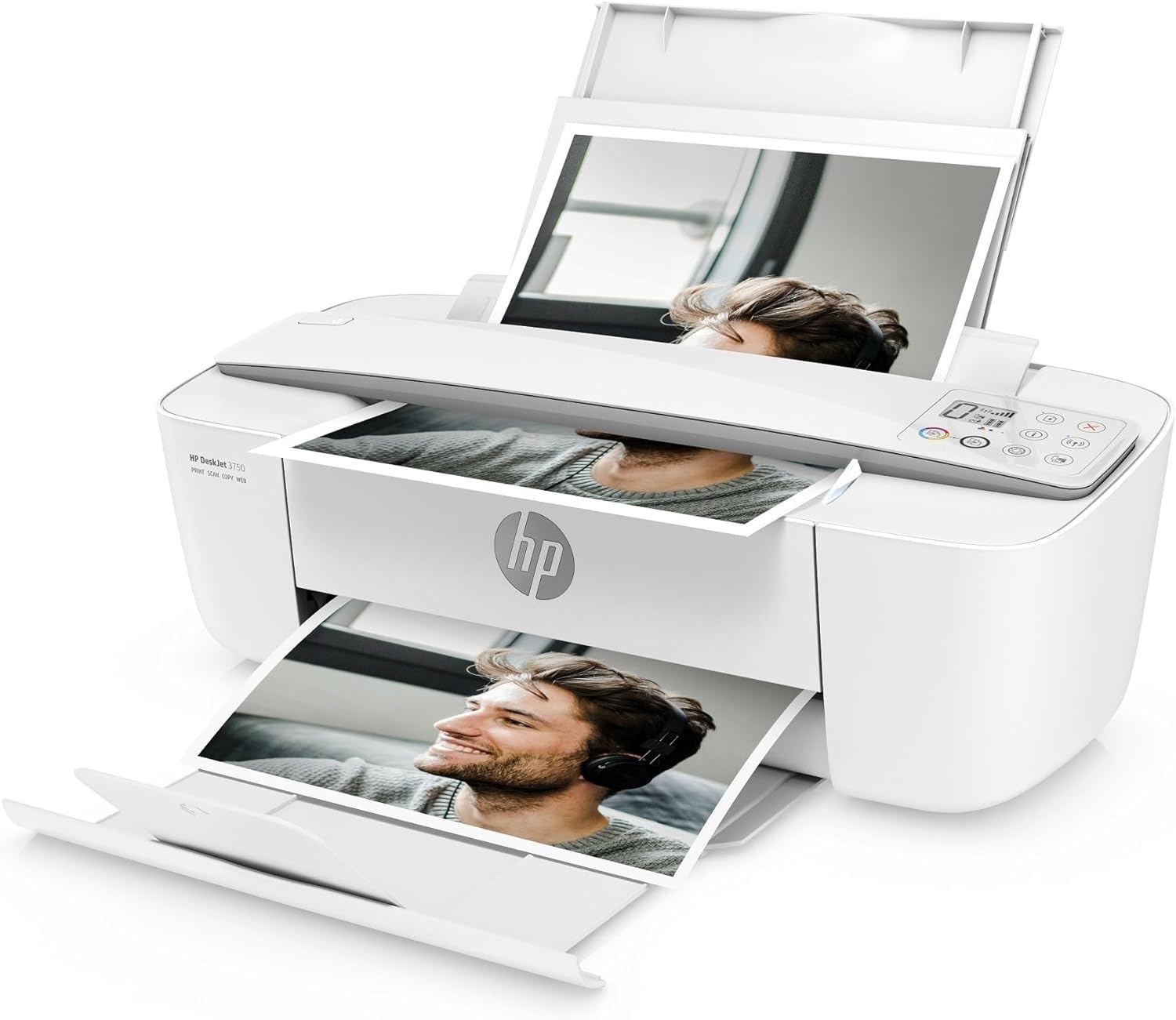 HP DeskJet 3750 Stampante Multifunzione A4 Wi-Fi Grigio Perla