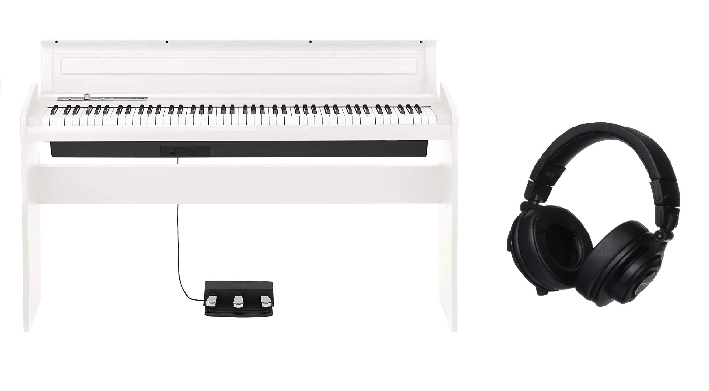 Amazon | KORG(コルグ) 電子ピアノ LP-180-WH 88鍵 ホワイト ペダル 