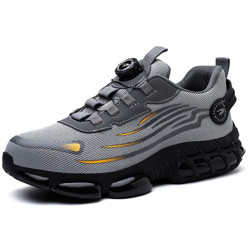 Steel Toe Work Boots for Men Women Lightweight Comfortable Industrial & Construction Safety Work Sneakers