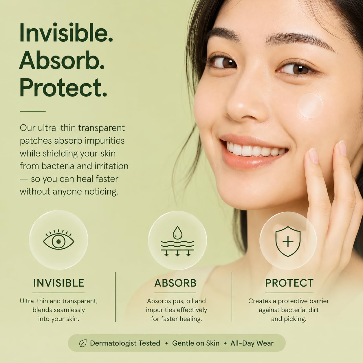 Magic Patch Hydrocolloid Acne Patches | 48 Patches (12mm) image 3
