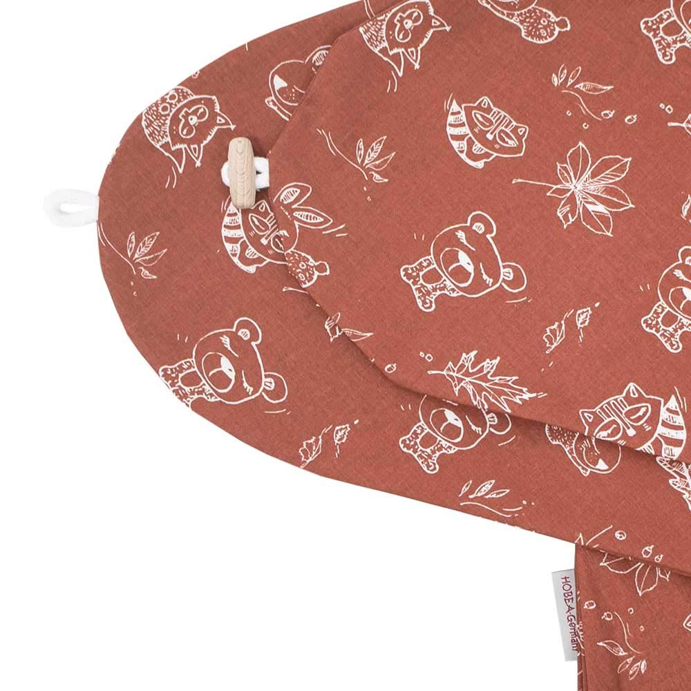 HOBEA-Germany Funda de Almohada de Lactancia para Cojines de Lactancia 190cm diseños (Muselina Topo) — view 66