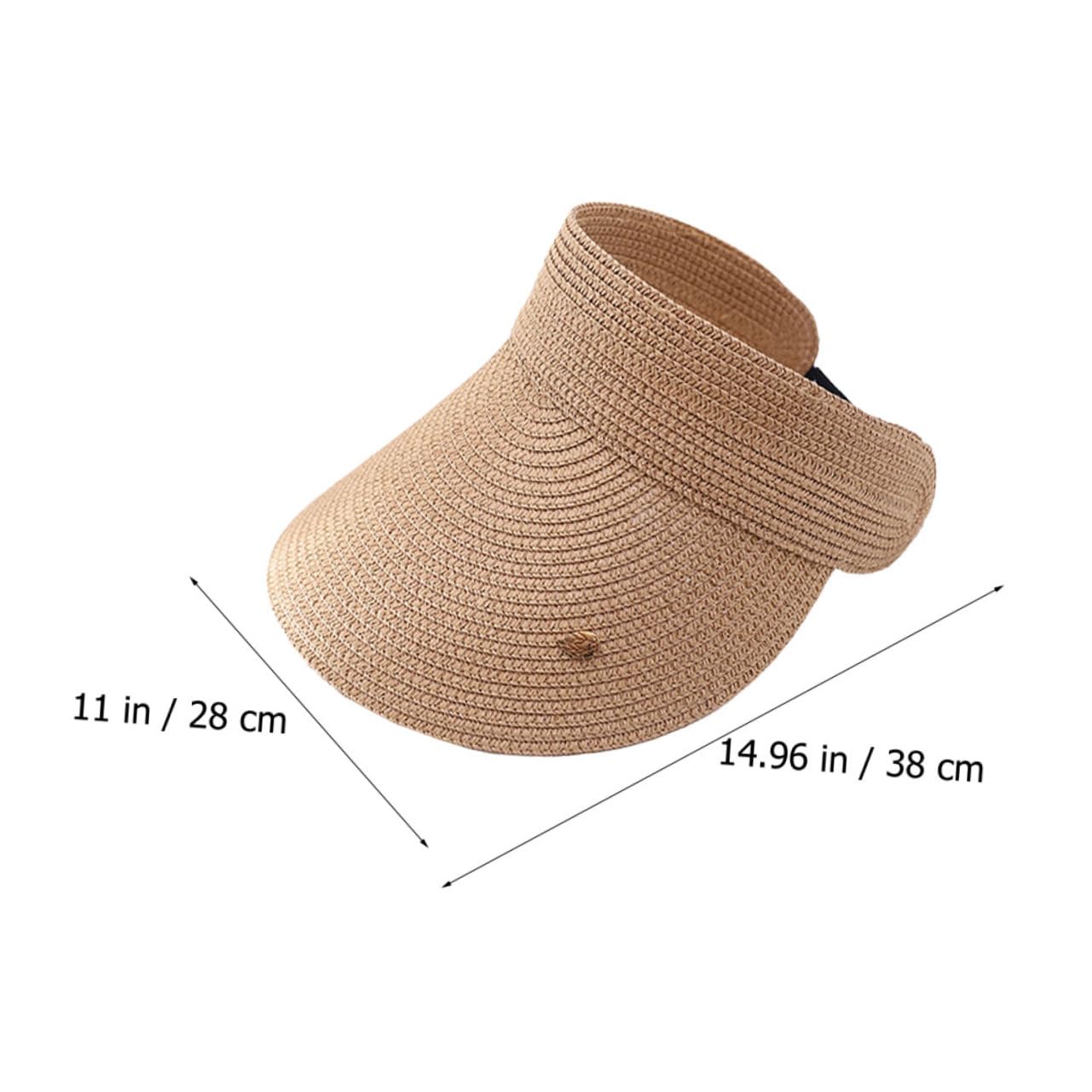 GALPADA cappello summer dress capello per sole hat berretto da spiaggia da viaggio visiera parasole per donna berretto da spiaggia con visiera berretto da spiaggia estivo Cannuccia