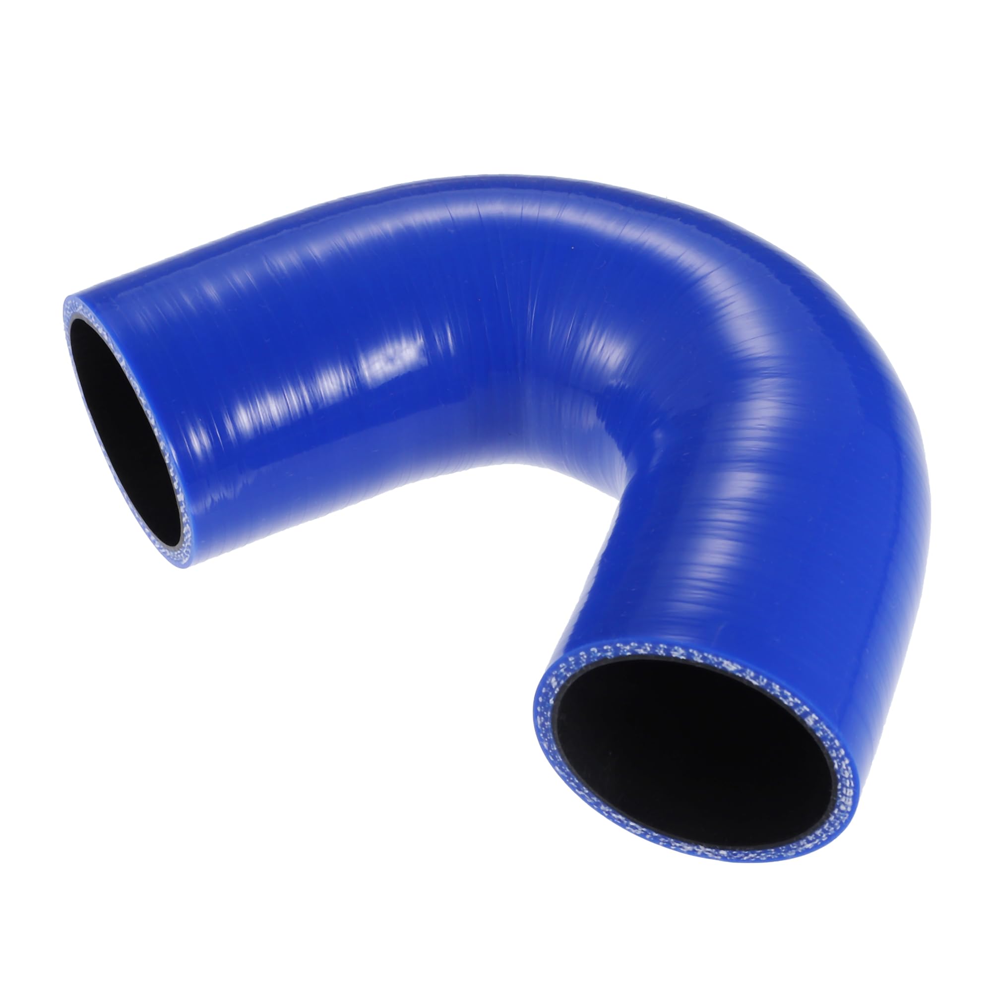 QUARKZMAN Tubo Silicone Auto Accoppiatore Blu 1 Pezzo 51mm 135 Grado | Diam. Int. 51mm, Esterno 61mm, Lunghezza 100mm, Spessore 5mm, Temp. -60°C a 300°C, Universale per Maggior Parte Motori