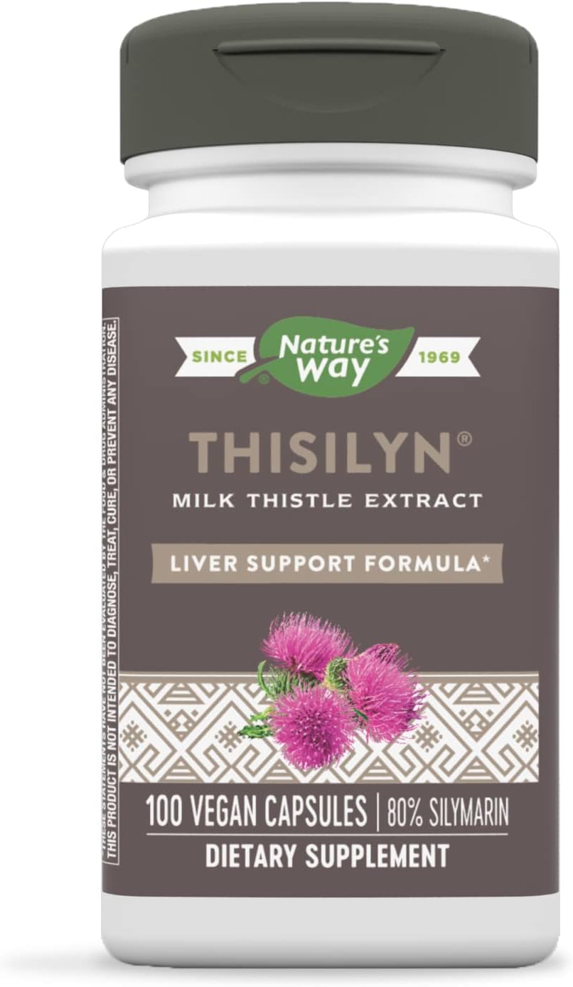 Nature's Way Thisilyn with Standardized Milk Thistle Extract, Liver Health Support*, 100 Vegan Capsules