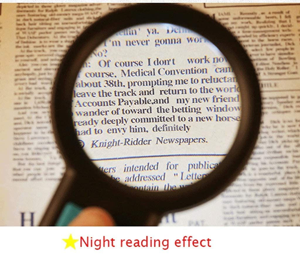 Loupe 10X avec lumières LED pour la lecture et l'inspection, idéale pour la soudure et le travail détaillé