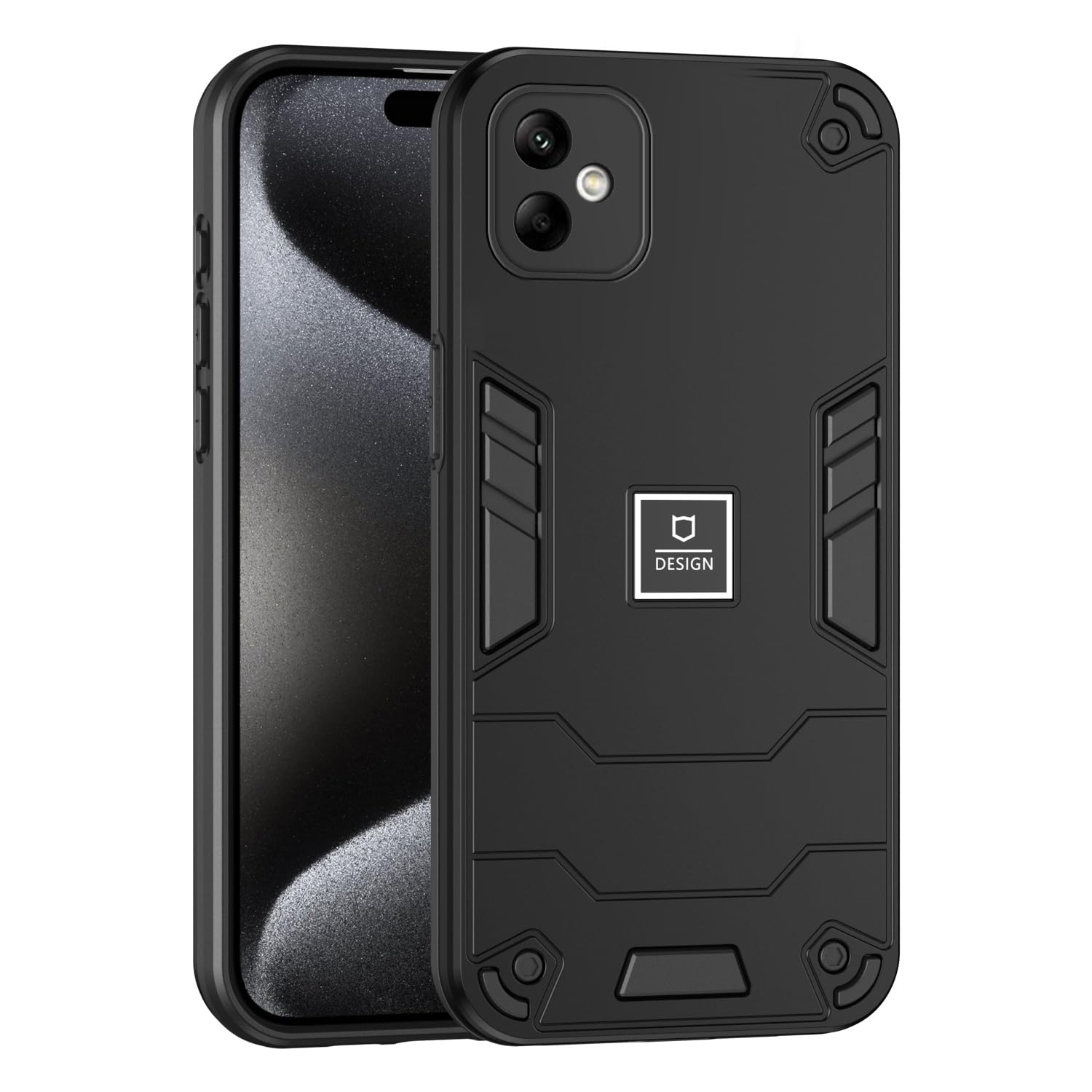 Coque Samsung Galaxy A05 antichoc抗摔双层TPU黑色壳 - 6