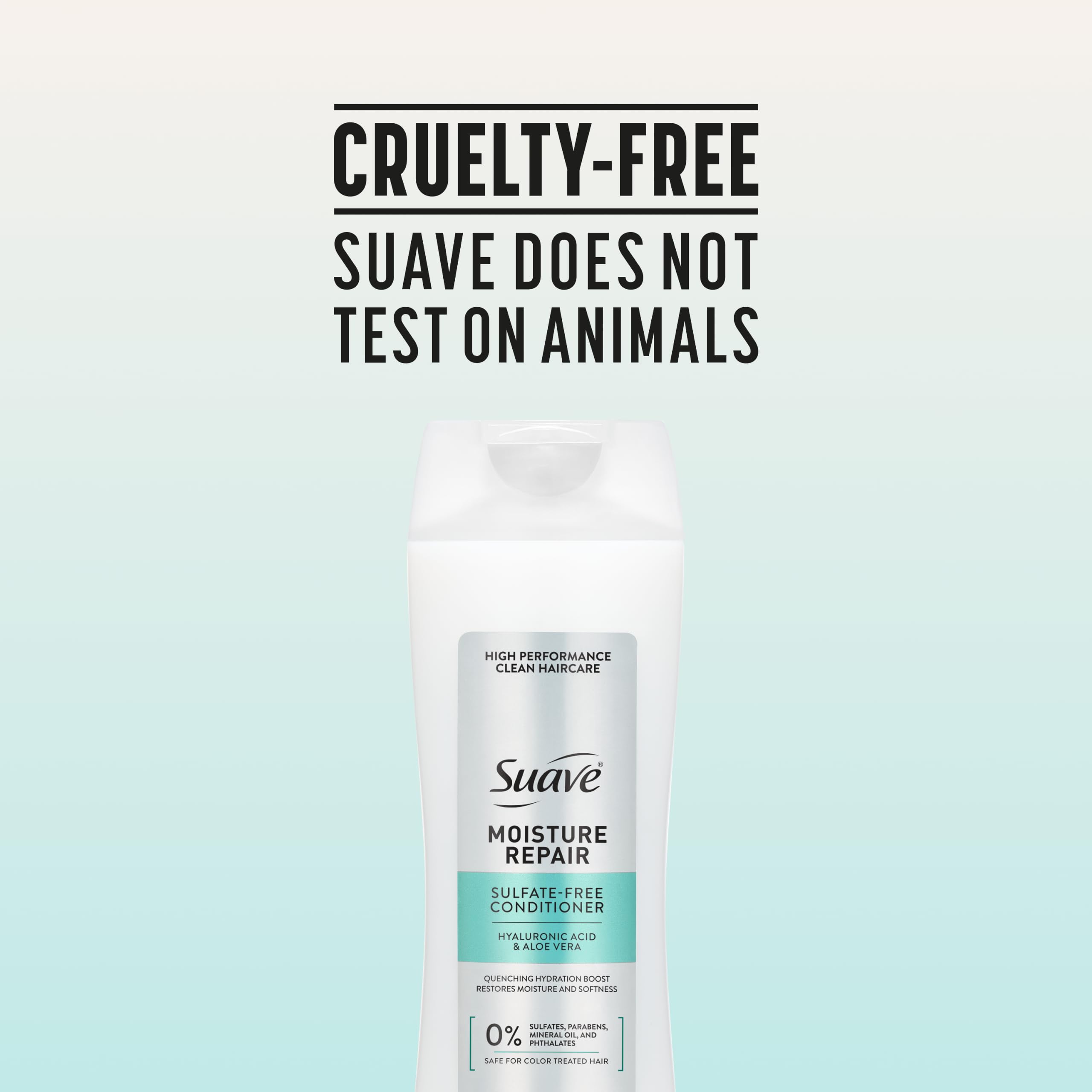 Suave Moisture Repair Conditioner, Sulfate-Free, 12.6 oz, Pack of 6