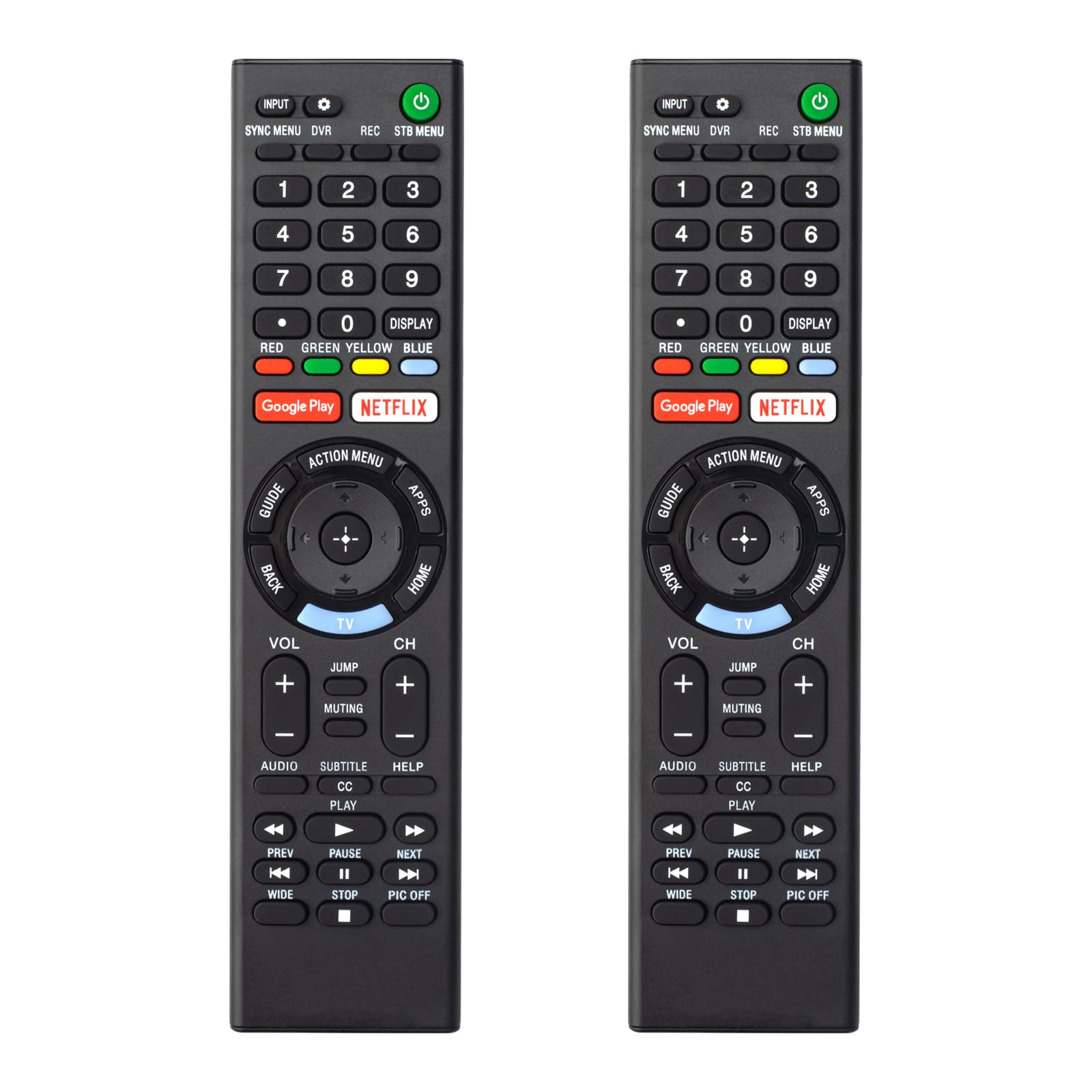 Replacement Remote Control For Sony Bravia TV – Compatible With KDL-40S2400, KDL-46S2010, KDL-26S2010 & More (Model RM-YD005) 10 thumbnail image